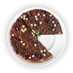 10" Nutella Pizza With Marshmallow 